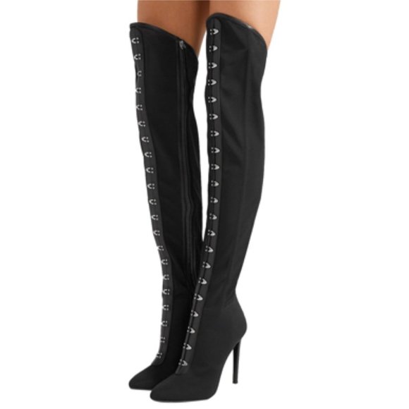 Giuseppe Zanotti | Shoes | Giuseppe Zanotti Overtheknee Boots Stretch Mesh Poshmark